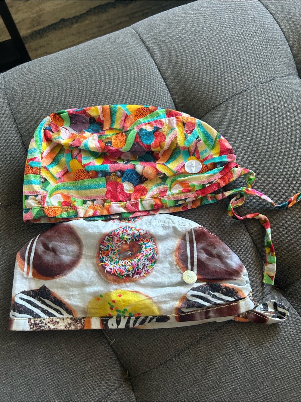 Candy scrub caps